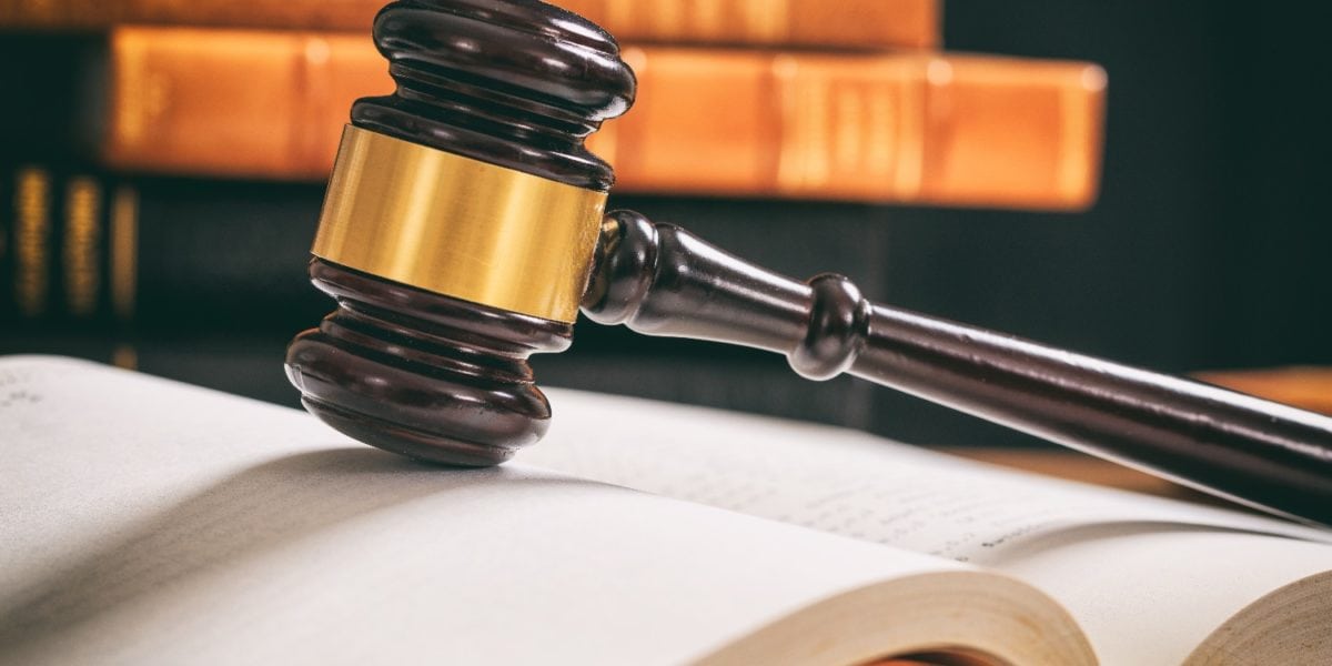 law gavel judge book