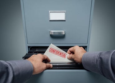 confidential file cabinet