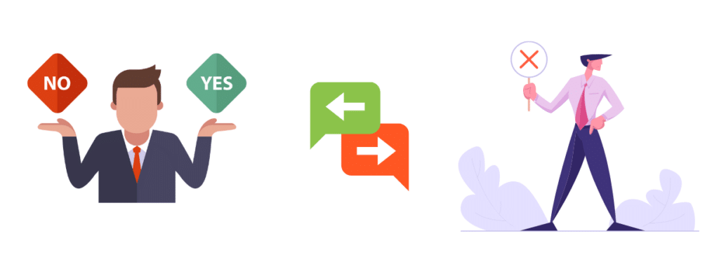 no or yes, which way to go