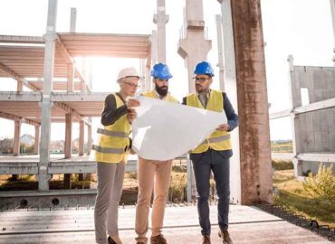 contractors looking at a plan