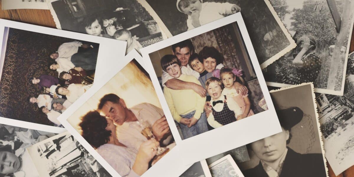 pile of family photos